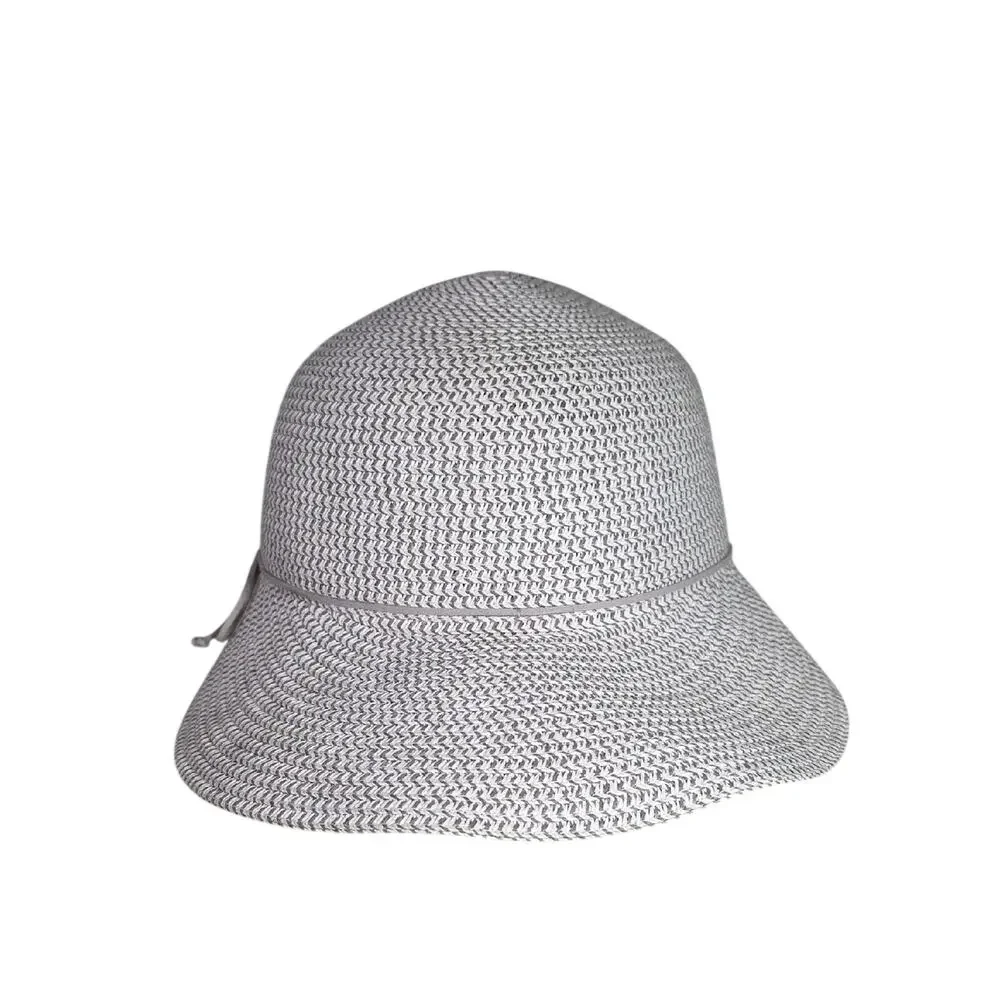 Nine West Ora Bucket Hat Light Gray Woven